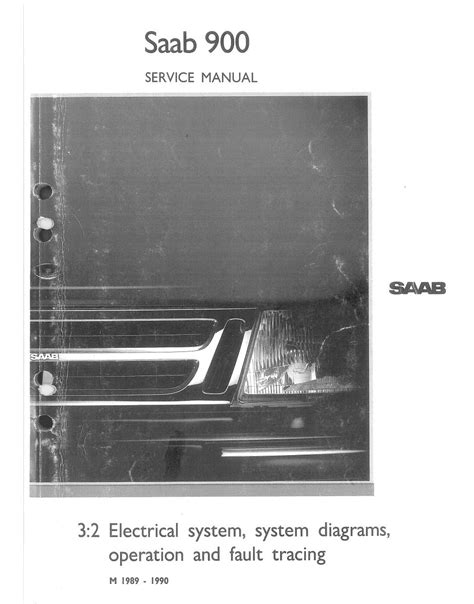 saab 900 1989 factory repair manual Epub