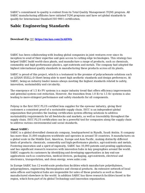 sabic engineering standards ses Ebook Doc