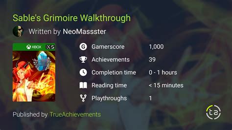 Sable S Grimoire Walkthrough