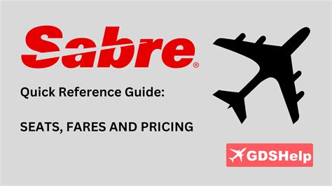 sabre red itinary pricing and fare quote manual Kindle Editon