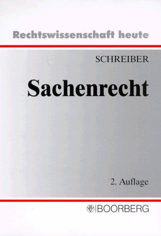 sachenrecht klaus schreiber PDF