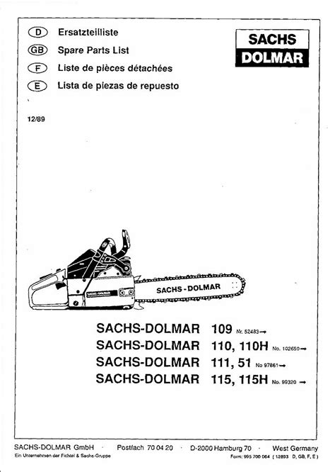 sachs dolmar 111 manual pdf Kindle Editon