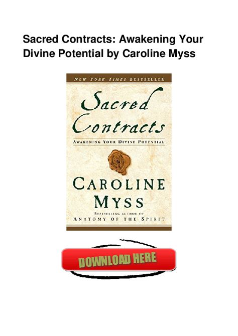 sacred contracts caroline myss pdf Reader