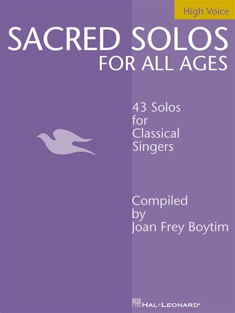 sacred solos for all ages high voice Epub