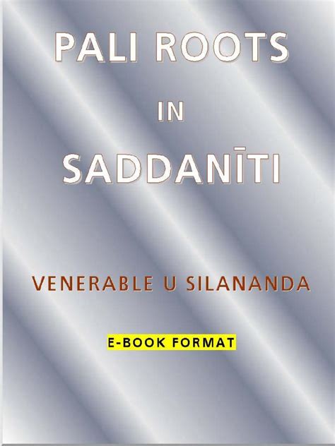 saddaniti 5 volume set in 3 books in pali pdf Doc