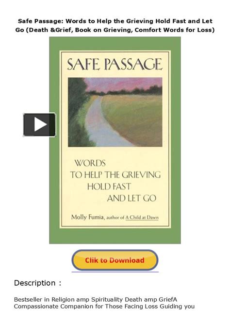 safe passage words to help the grieving Kindle Editon