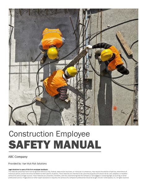 safety manual for construction company Epub