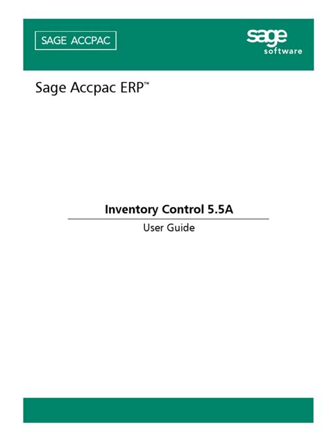 sage accpac user manual Doc