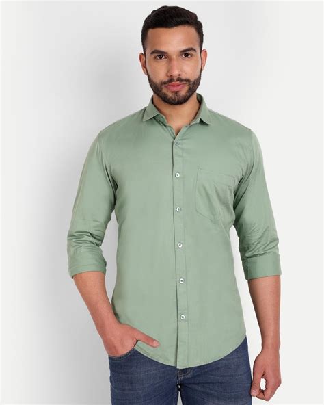 sage men's shirt