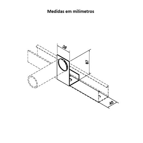 saida lateral para eletroduto