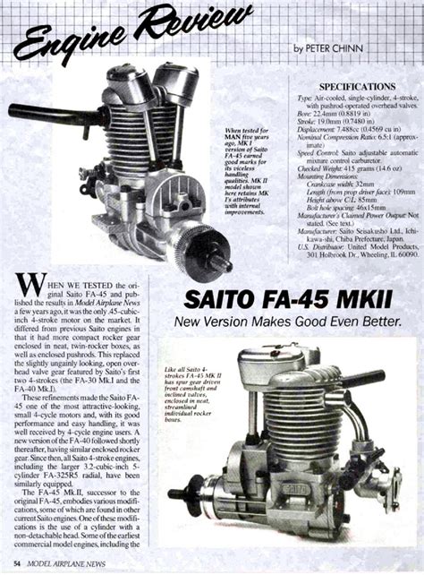 saito 45 engine manual PDF