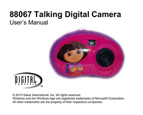sakar 88067 digital cameras owners manual Kindle Editon