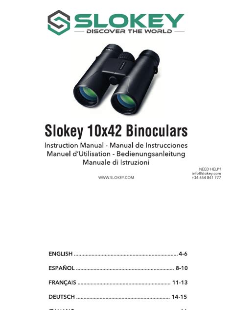 sakar titanium 10x42 binoculars owners manual PDF