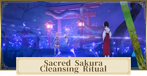 Sakura Cleansing Ritual Walkthrough