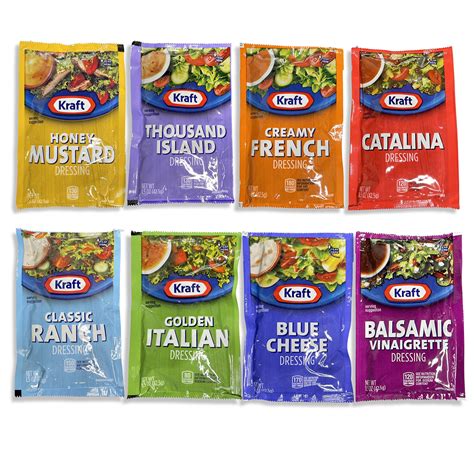 salad dressing packets