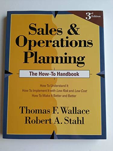 sales and operations planning the how to handbook Doc