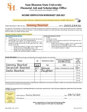 sam houston state university financial aid department