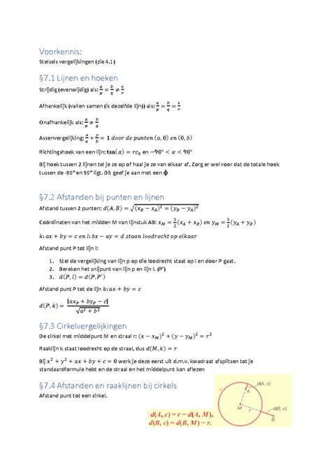 samenvatting getal en ruimte vwo 3 hoofdstuk 6 Doc