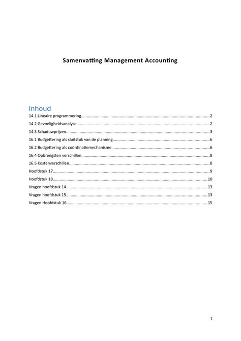 samenvatting-management-accounting- Ebook Doc