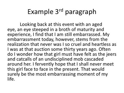 sample 3 paragraph essays Epub