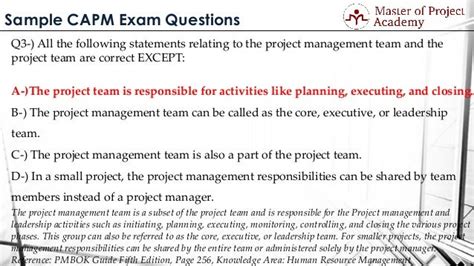 sample capm exam questions 5th editions Doc