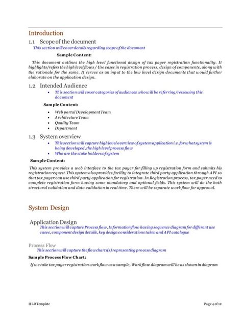 sample design document template for web application Kindle Editon