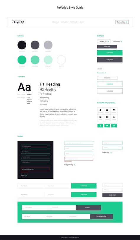 sample design style guide PDF