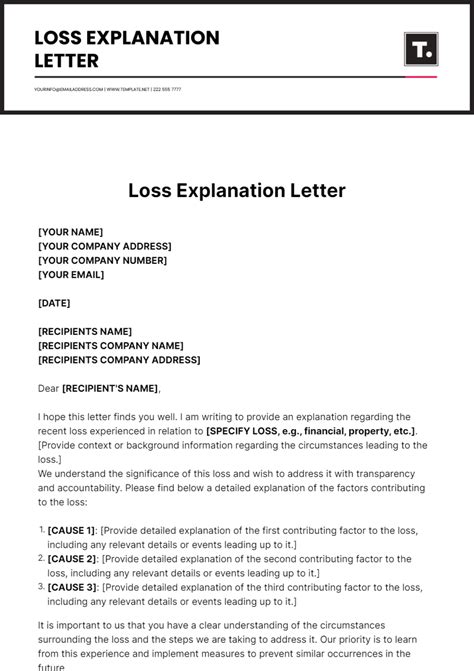sample explanation letter for lost documents Doc