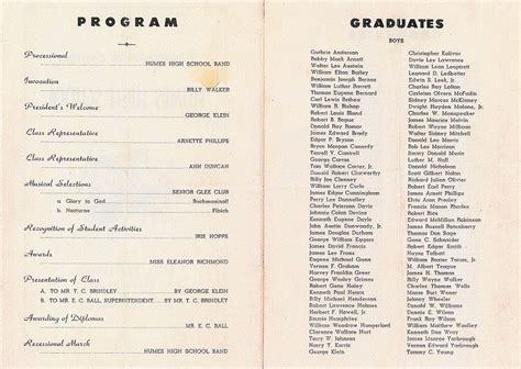 sample high school graduation program Reader