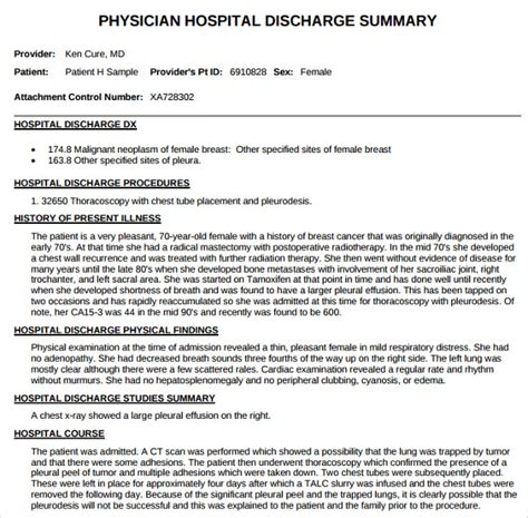 sample home health discharge summary Reader