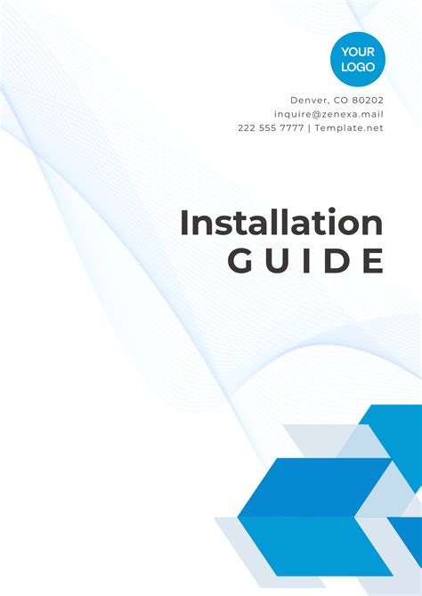 sample installation guide template Doc