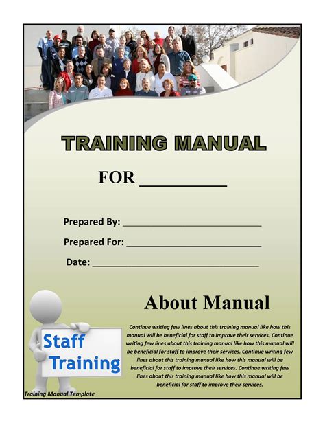 sample of a training manual template Kindle Editon