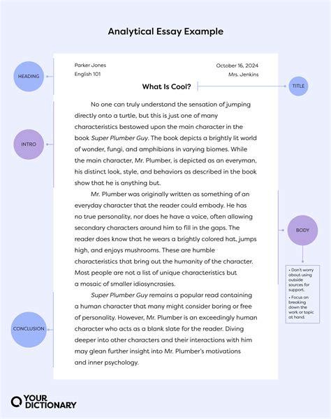 sample of analytical essay Epub