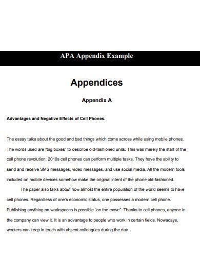sample paper with an appendix PDF