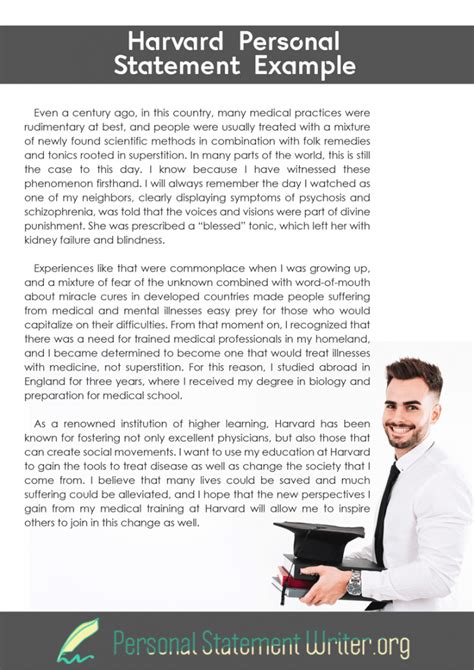 sample personal statement that got into harvard