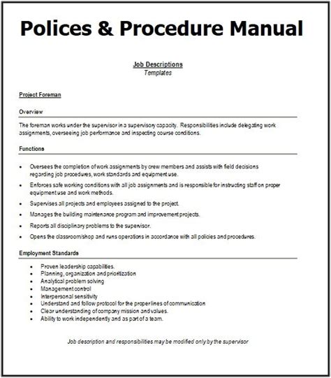 sample policies procedures manual small business pdf Epub