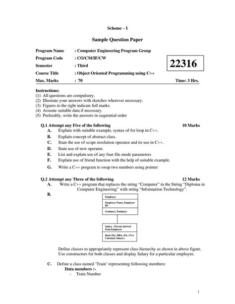 sample question paper for 3rd sem bing PDF