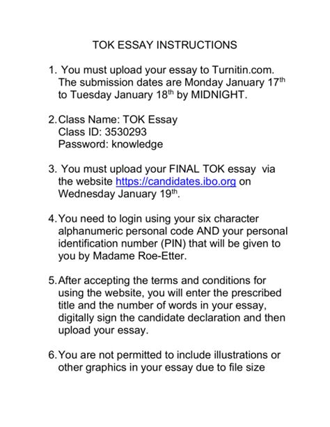 sample tok prescribed title essays Doc
