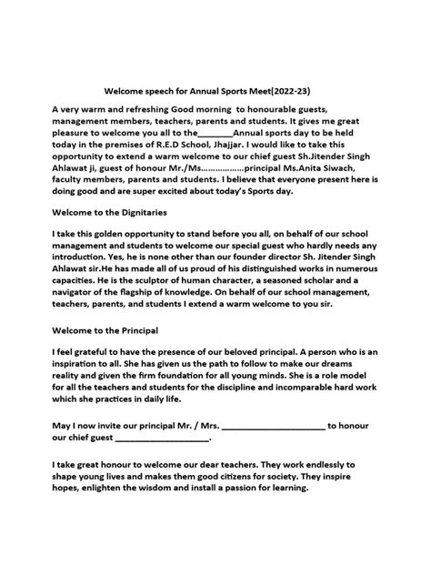 sample-welcome-speech-for-athletic-banquet Ebook Epub