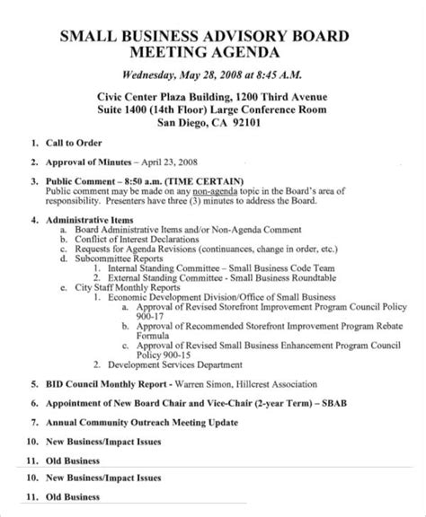 samplechange advisory board agenda Kindle Editon