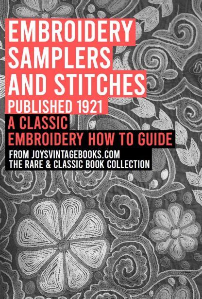 samplers and stitches a handbook of the embroiderers art Doc