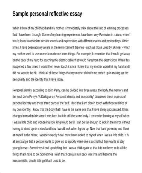 samples of personal essay Doc