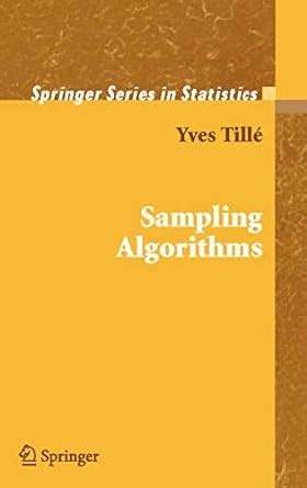 sampling algorithms springer series in statistics PDF