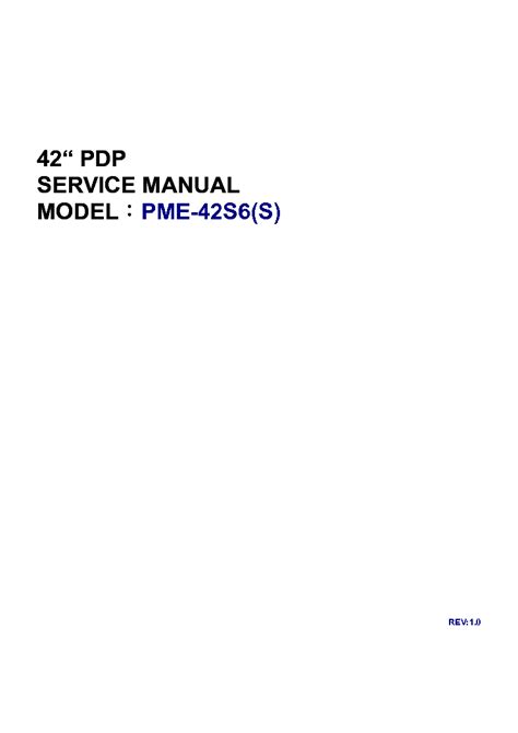 sampo pme 42v8 tvs owners manual Doc