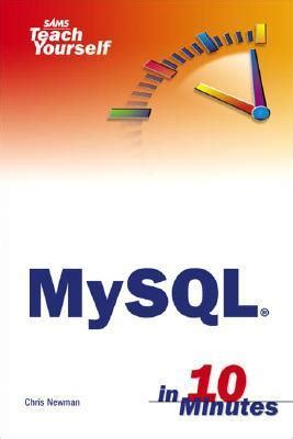 sams teach yourself mysql in 10 minutes Epub