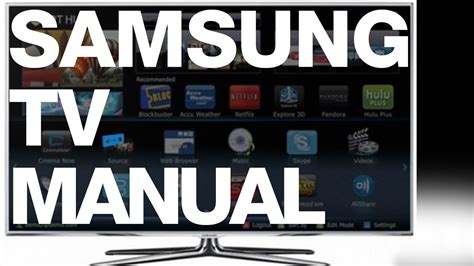 samsung 60 inch smart tv manual Epub