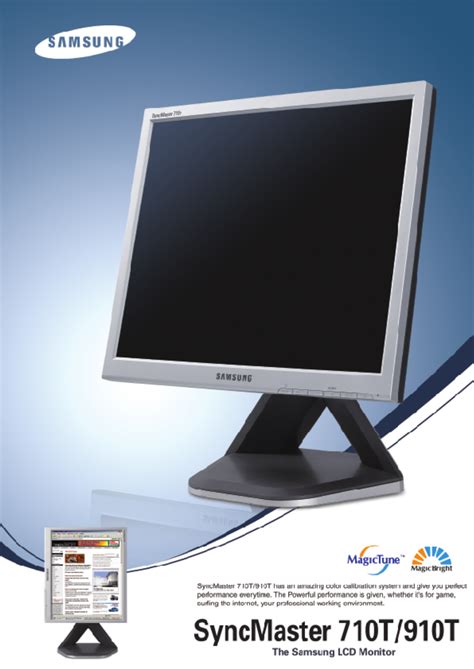 samsung 710t monitors owners manual Epub