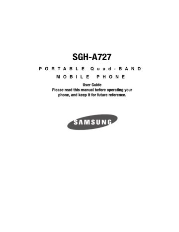 samsung a727 user guide Reader