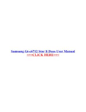 samsung c6712 star ii duos user manual pdf Doc