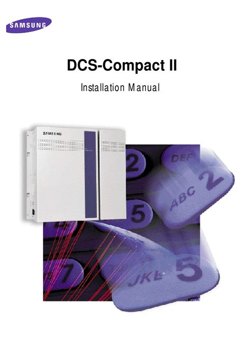 samsung dcs compact 2 manual PDF